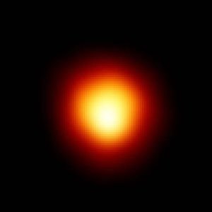 Betelgeuse, una supergigante roja.