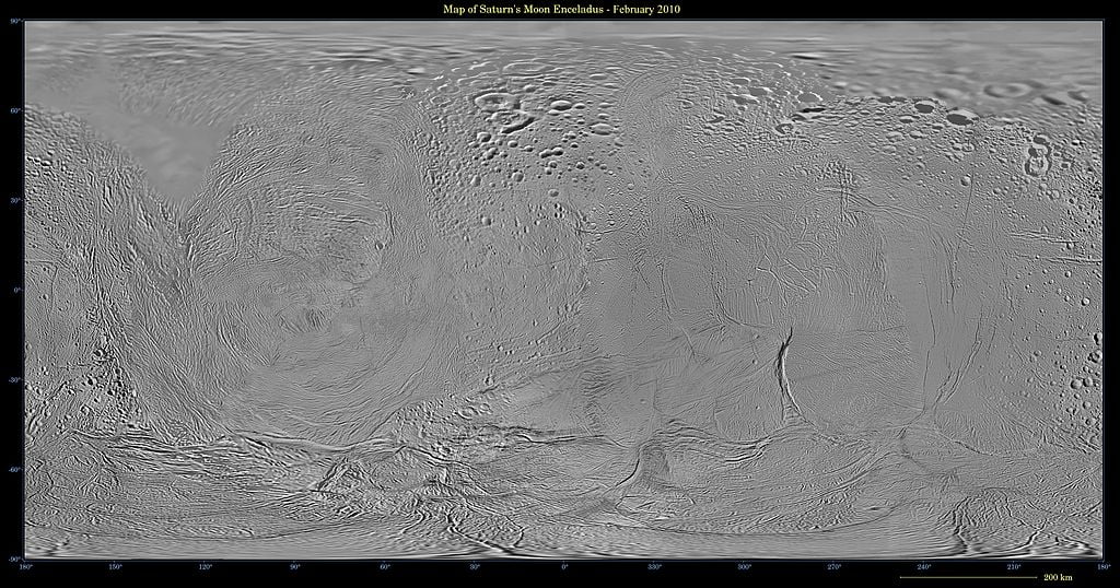 Mapa de Encélado
