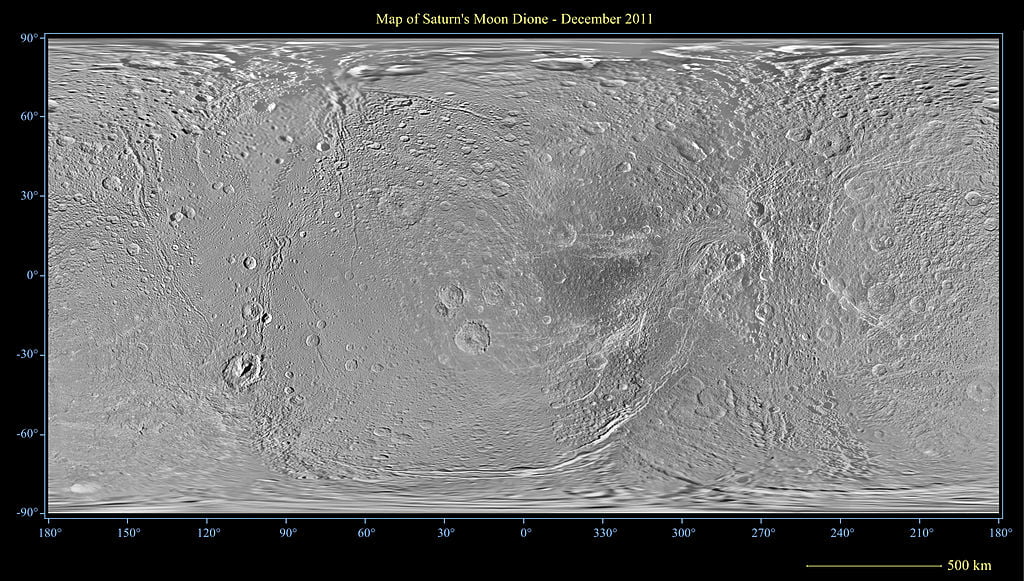 Mapa de Dione